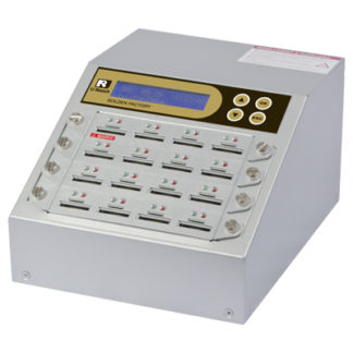 SD916G<BR>16ポート SDデュプリケータ Intelligent 9 Golden SD916G 1:15のコピーおよび最大16枚のSDカードの同時消去が可能。ログ出力機能搭載。転送速度33MB/秒<BR>㈱Ｕ－Ｒｅａｃｈ　Ｊａｐａｎ