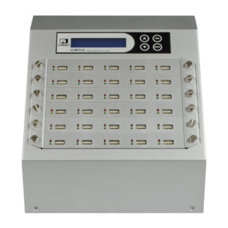 UB930S<BR>30ポート USBデュプリケータ Intelligent 9 Silver UB930S 1:29のコピーおよび最大29個のUSBメディアの同時消去が可能。転送速度33MB/秒<BR>㈱Ｕ－Ｒｅａｃｈ　Ｊａｐａｎ