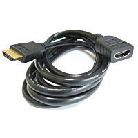 HMB14-02M/F<BR>HDMI2.0モニタ延長ケーブルちょい延び HMB14M/Fシリーズ 2m (オス-メス)<BR>㈱スペクトル