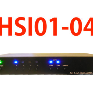 HSI01-04<BR>HDMI切替器/4入力1出力/HDMI2.0対応/延長にも対応<BR>㈱スペクトル