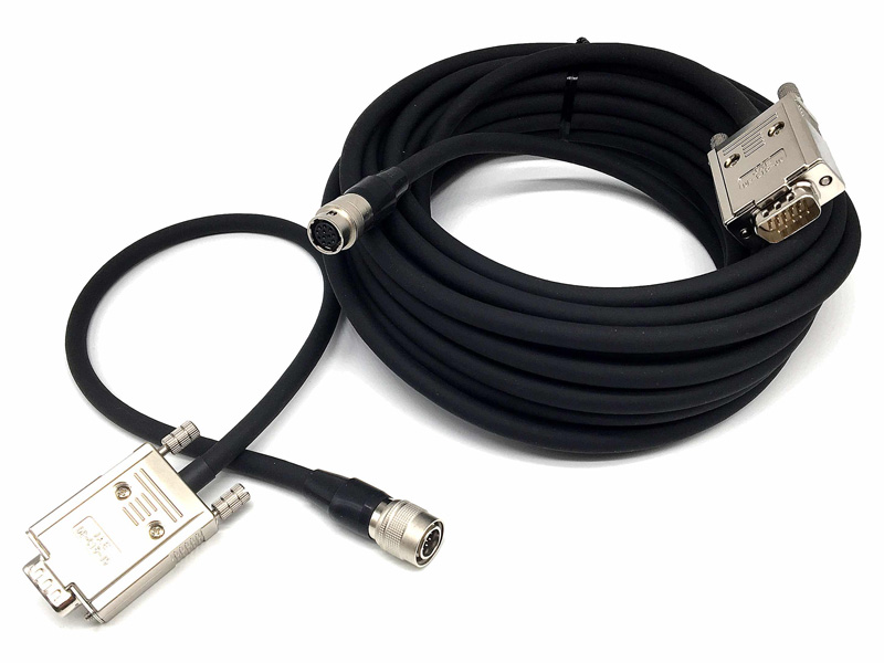 IFM15-40プッシュプルロック型アナログRGBモニタ延長ケーブル 40m （オスーオス）㈱スペクトル 秋葉電子