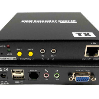 IP605-AVRX<BR>LANケーブル利用KVM切替延長器（アナログRGBモニタ）/RS232C対応/受信器<BR>㈱スペクトル