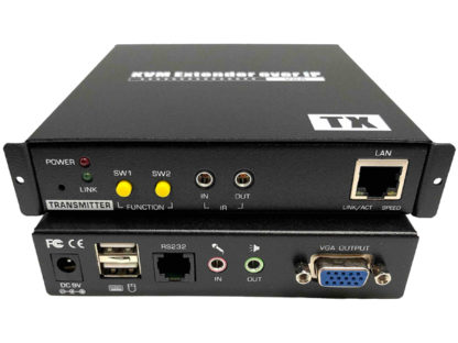 IP605-AVTXLANケーブル利用KVM切替延長器（アナログRGBモニタ）/RS232C対応/送信器㈱スペクトル