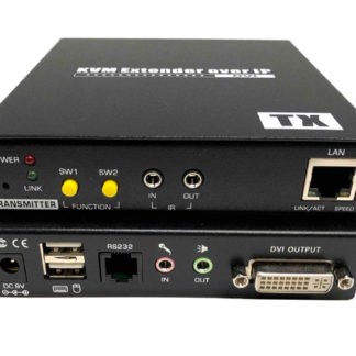 IP605-DVRX<BR>LANケーブル利用KVM切替延長器（DVIモニタ）/RS232C対応/受信器<BR>㈱スペクトル