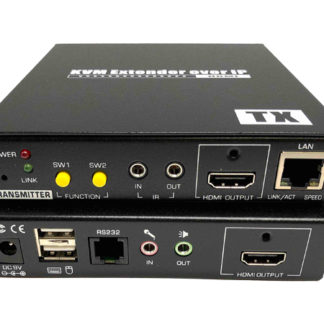 IP605-HVRX<BR>LANケーブル利用KVM切替延長器（HDMIモニタ）/RS232C対応/受信器<BR>㈱スペクトル