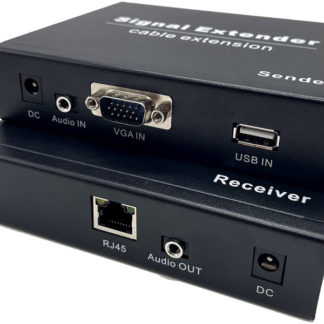 IPAV-203<BR>LANケーブル利用VGAエクステンダー＋マウス＆キーボード（送受信器セット）/IPAV-203/ワンホップ最大200m<BR>㈱スペクトル