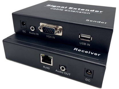 IPAV-203LANケーブル利用VGAエクステンダー＋マウス＆キーボード（送受信器セット）/IPAV-203/ワンホップ最大200m㈱スペクトル