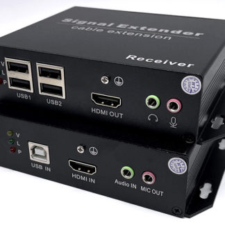 SK-981HU<BR>光ケーブル、LANケーブル両用KVMエクステンダー（HDMIモニタ）/USBデバイス対応（送受信器セット）<BR>㈱スペクトル