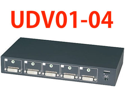 UDV01-041入力4出力DVI分配器㈱スペクトル