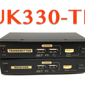 UK330-TR<BR>LANケーブル利用/KVM延長器（アナログRGBモニタ）/最大300m/UK330-TR（送受信器セット）<BR>㈱スペクトル