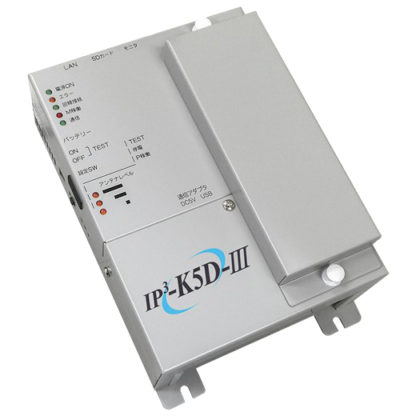 IP3-K5D-ⅢLTEユビキタスモジュール専用アダプタセット対応接点遠隔監視装置㈱ｉＮＤ