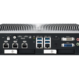 ECX-2025R<BR>第10世代 Xeon/Core i9/i7/i5/i3対応 ギガLAN×9(PoE+×4) 産業用ファンレスPC SSD/HDDトレイ付き<BR>Ｖ－ｎｅｔ　ＡＡＥＯＮ㈱