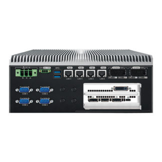 ECX-2400F-PEG<BR>産業用PoE付きAIエッジPC 第10世代インテル(R) Xeon/Core i9/i7/i5/i3対応 GPU搭載可能 システムファン＋ファンシンク付き<BR>Ｖ－ｎｅｔ　ＡＡＥＯＮ㈱
