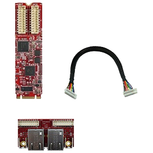 EGPL-G201-W1VN<BR>Innodisk 産業用M.2 2280 - デュアル絶縁ギガLAN変換アダプタ 組込み用取付穴＋広温対応モデル<BR>Ｖ－ｎｅｔ　ＡＡＥＯＮ㈱