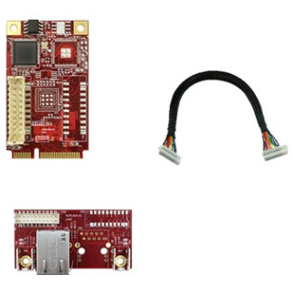 EMPL-G101-C1VNInnodisk 産業用mPCIe - シングル絶縁ギガLAN変換アダプタ 垂直接続タイプ 組込み用取付穴＋標準温度対応モデルＶ－ｎｅｔ　ＡＡＥＯＮ㈱