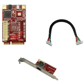 EMPL-G101-C2VN<BR>Innodisk 産業用mPCIe - シングル絶縁ギガLAN変換アダプタ 垂直接続タイプ ブラケット取付＋標準温度対応モデル<BR>Ｖ－ｎｅｔ　ＡＡＥＯＮ㈱