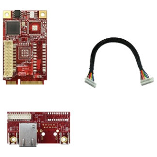 EMPL-G101-W1VN<BR>Innodisk 産業用mPCIe - シングル絶縁ギガLAN変換アダプタ 垂直接続タイプ 組込み用取付穴＋広温対応モデル<BR>Ｖ－ｎｅｔ　ＡＡＥＯＮ㈱