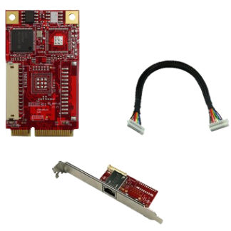 EMPL-G102-C2VN<BR>Innodisk 産業用mPCIe - シングル絶縁ギガLAN変換アダプタ 水平接続タイプ ブラケット取付＋標準温度対応モデル<BR>Ｖ－ｎｅｔ　ＡＡＥＯＮ㈱