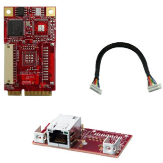 EMPL-G102-W1VN<BR>Innodisk 産業用mPCIe - シングル絶縁ギガLAN変換アダプタ 水平接続タイプ 組込み用取付穴＋広温対応モデル<BR>Ｖ－ｎｅｔ　ＡＡＥＯＮ㈱
