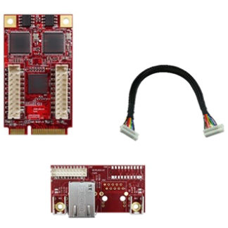EMPL-G201-W1VN<BR>Innodisk 産業用mPCIe - デュアル絶縁ギガLAN変換アダプタ 垂直接続タイプ 組込み用取付穴＋広温対応モデル<BR>Ｖ－ｎｅｔ　ＡＡＥＯＮ㈱