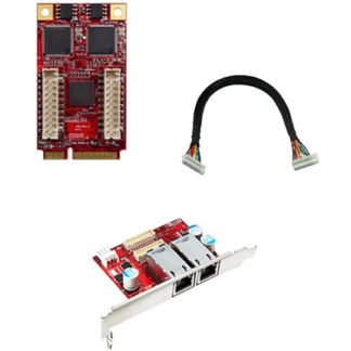EMPL-G2P2-W2VN<BR>Innodisk 産業用mPCIe - デュアル絶縁PoE+変換アダプタ 4ピンヘッダ電源入力タイプ ブラケット取付＋広温対応モデル<BR>Ｖ－ｎｅｔ　ＡＡＥＯＮ㈱