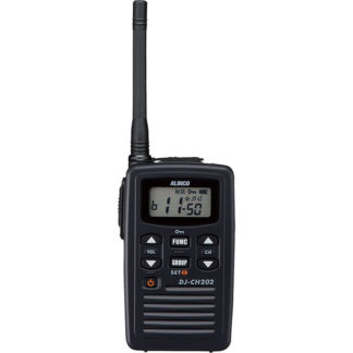 DJ-CH202M<BR>特定小電力トランシーバー 薄型 20ch ミドルアンテナ 充電セット付属 黒<BR>ＡＬＩＮＣＯ