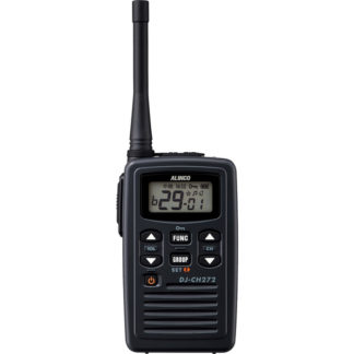 DJ-CH272M<BR>特定小電力トランシーバー 薄型 47ch ミドルアンテナ 充電セット付属 黒<BR>ＡＬＩＮＣＯ