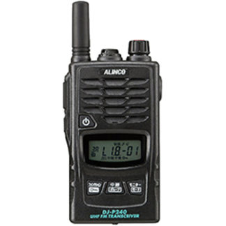 DJ-P240S<BR>特定小電力型トランシーバー 防水仕様 ショートアンテナタイプ<BR>ＡＬＩＮＣＯ