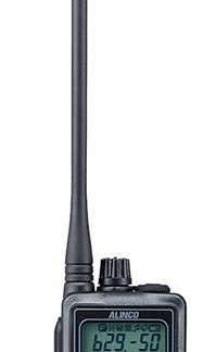 DJ-P321BL<BR>特定小電力トランシーバー 47ch 防水仕様 ロングアンテナ ブラック<BR>ＡＬＩＮＣＯ