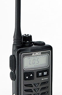 DJ-P321BM<BR>特定小電力トランシーバー 47ch 防水仕様 ミドルアンテナ ブラック<BR>ＡＬＩＮＣＯ