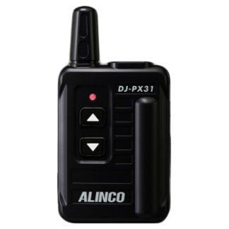 DJ-PX31B<BR>特定小電力トランシーバー 超小型 20ch＋中継対応27ch ブラック<BR>ＡＬＩＮＣＯ