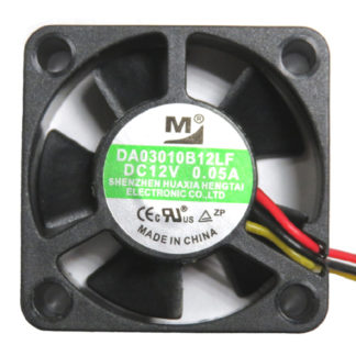 DA03010B12LF<BR>30mm角 厚さ10mm DC12V Lowスピードファン<BR>㈱ワイドワーク
