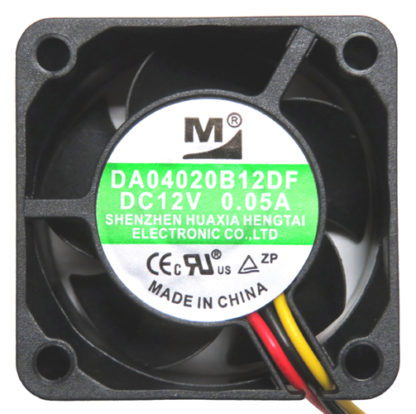 DA04020B12DF40mm角 厚さ20mm DC12V Lowスピードファン㈱ワイドワーク