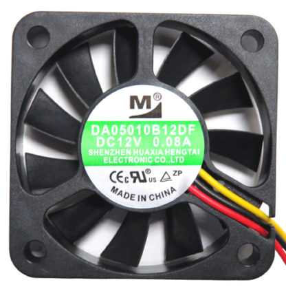 DA05010B12DF50mm角 厚さ10mm DC12V Lowスピードファン㈱ワイドワーク