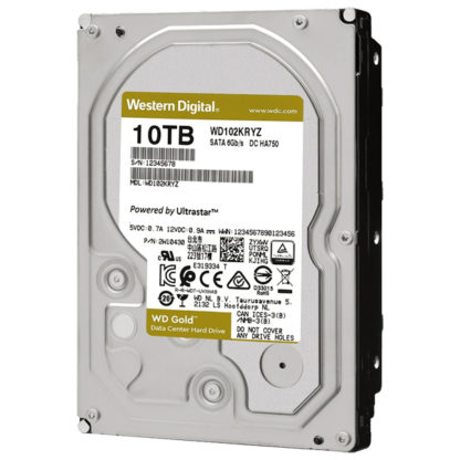 0718037-872681WD Goldシリーズ 3.5インチ内蔵HDD 10TB SATA6.0Gb/s 7200rpm/class 256MBキャッシュ搭載 WD102KRYZＷＥＳＴＥＲＮ　ＤＩＧＩＴＡＬ