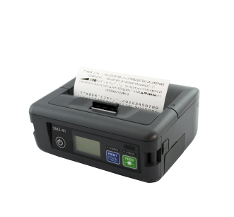 SM2-41W<BR>紙幅112mmラベル対応モバイルタイプライン印字方式小型サーマルプリンタ(Bluetooth・USB・シリアル・WiFi)<BR>三栄電機㈱