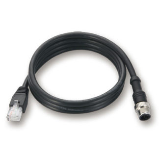 CBL-M12MM8PRJ45-BK-100-IP67M12 to RJ45 Cat-5E UTPイーサネットケーブル with IP67-rated male 8ＭＯＸＡ