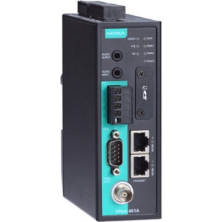 VPort 461A-TFull Motion. 1-ch Industrial Video Encoder. 2 10/100BaseT(X) Ethernet port. -40 to 75℃ＭＯＸＡ
