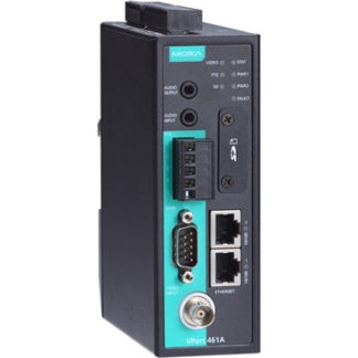 VPort 461A-T<BR>Full Motion. 1-ch Industrial Video Encoder. 2 10/100BaseT(X) Ethernet port. -40 to 75℃<BR>ＭＯＸＡ