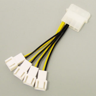 CA-864A<BR>ファン用電源4分岐ケーブル 5cm<BR>㈱アイネックス