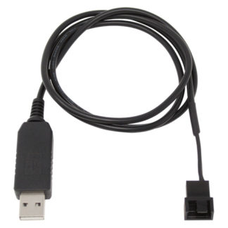 CA-USB12VAファン用USB電源変換ケーブル 12V昇圧タイプ㈱アイネックス
