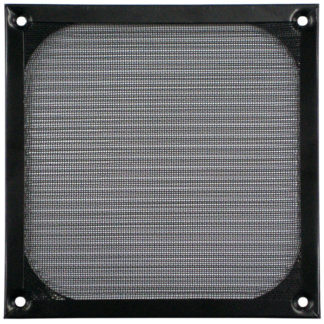 CFA-140C-BK<BR>アルミファンフィルター 140mm用 ブラック<BR>㈱アイネックス