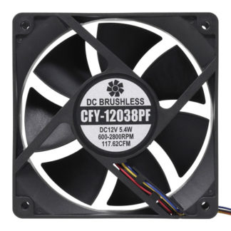 CFY-12038PF<BR>ケース用ファン120mm 究極冷却PWMタイプ<BR>㈱アイネックス