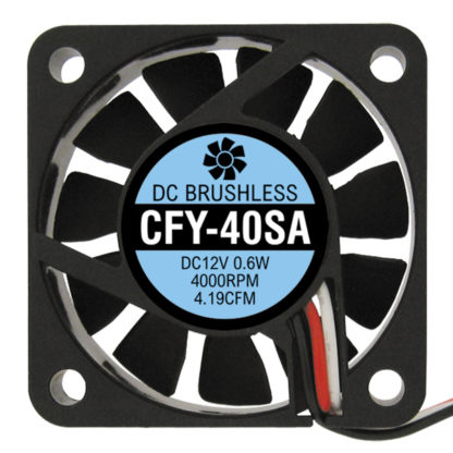 CFY-40SAケース用ファン40mm 薄型静音タイプ㈱アイネックス