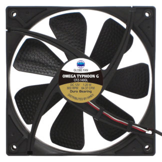CFZ-140GLB<BR>OMEGA TYPHOON G 140mm 究極静音タイプ<BR>㈱アイネックス