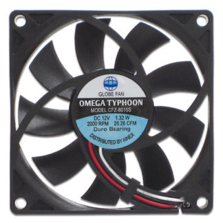 CFZ-8015SA<BR>OMEGA TYPHOON 80mm 薄型超静音タイプ<BR>㈱アイネックス