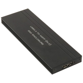 HDE-10<BR>USB3.0接続 UASP対応 M.2 SATA SSDケース<BR>㈱アイネックス