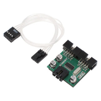 HUB-06A<BR>USB2.0ヘッダー 2分配ハブ<BR>㈱アイネックス