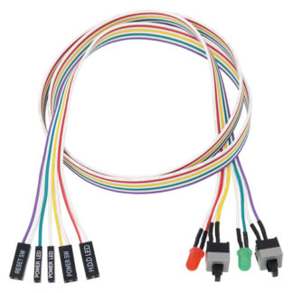 KM-07A<BR>スイッチ/LEDリボンケーブル 75cm<BR>㈱アイネックス