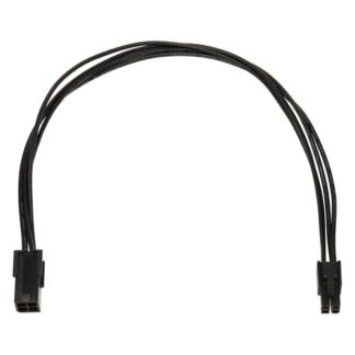 PX-007B-BK<BR>ATX12V用電源延長ケーブル 30cm ブラック<BR>㈱アイネックス